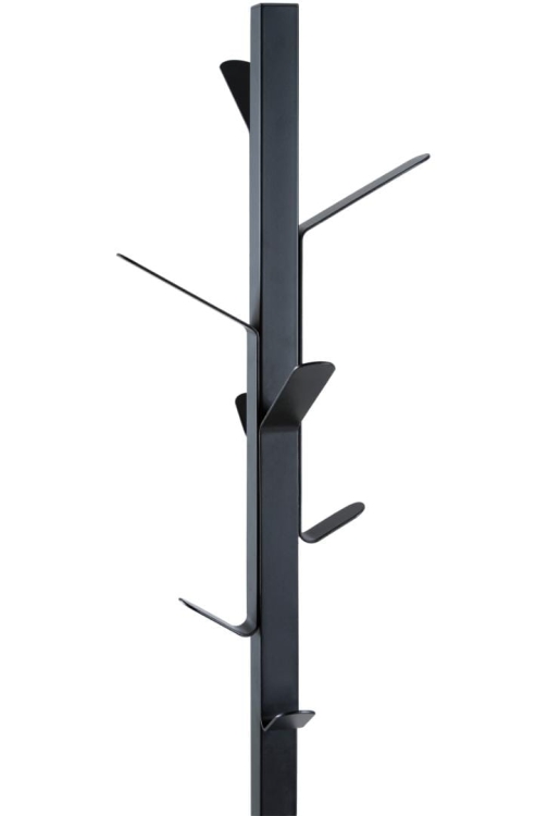 Actona Vinson Matt Black asymetryczny metalowy wieszak