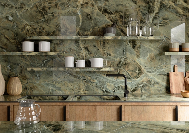 Marazzi Grande Marble Look Verde Borgogna