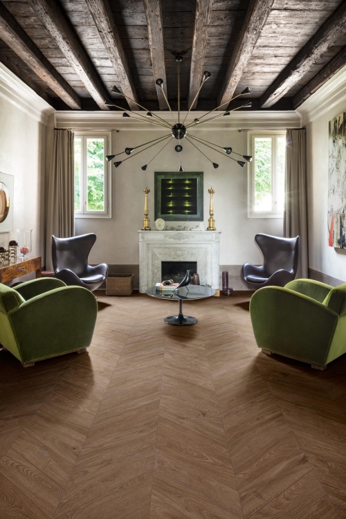 Marazzi Vero Castagno Chevron