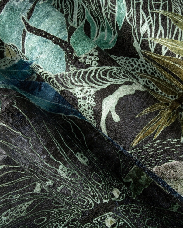 Wonderwall Fusion kolorowa botaniczna fototapeta