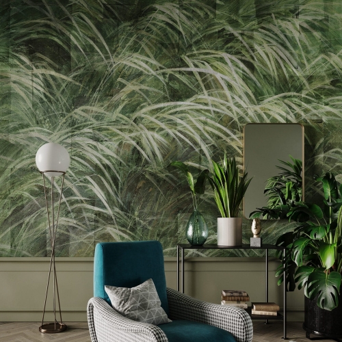 Wonderwall Pampa strukturalna fototapeta z motywem traw