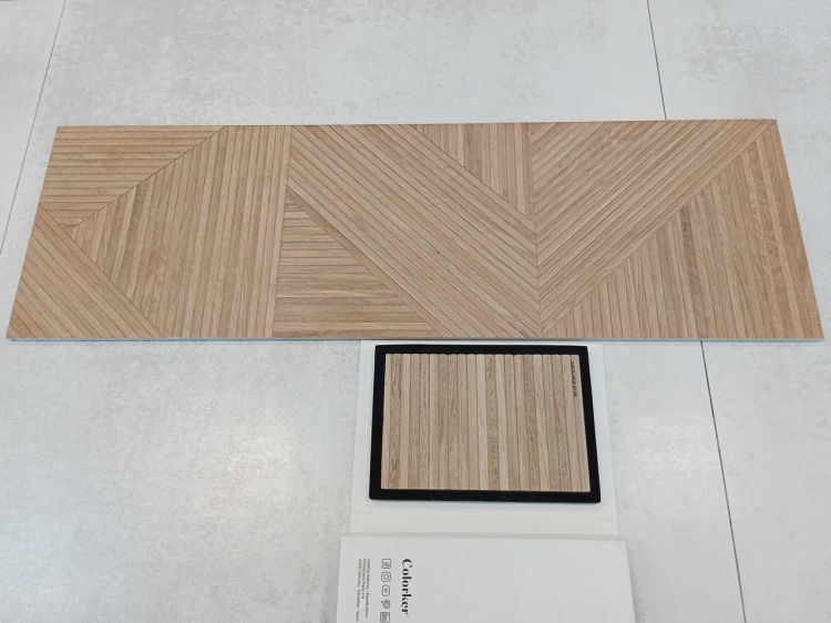 Colorker Tangram Walnut drewnopodobne dekoracyjne płytki ścienne