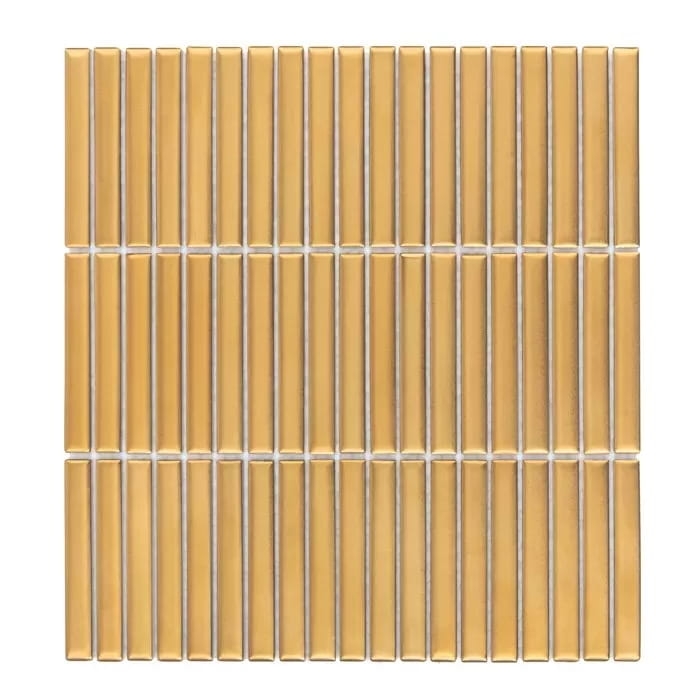 Dunin Mr. Twig Gold Matt mozaika w kształcie pasków
