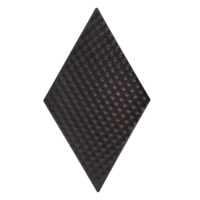 Dunin Rombic Black 03 Matt płytka w kształcie rombu dekor