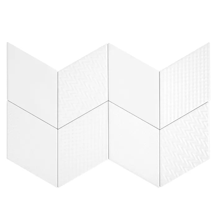 Rombic White mix wzorów