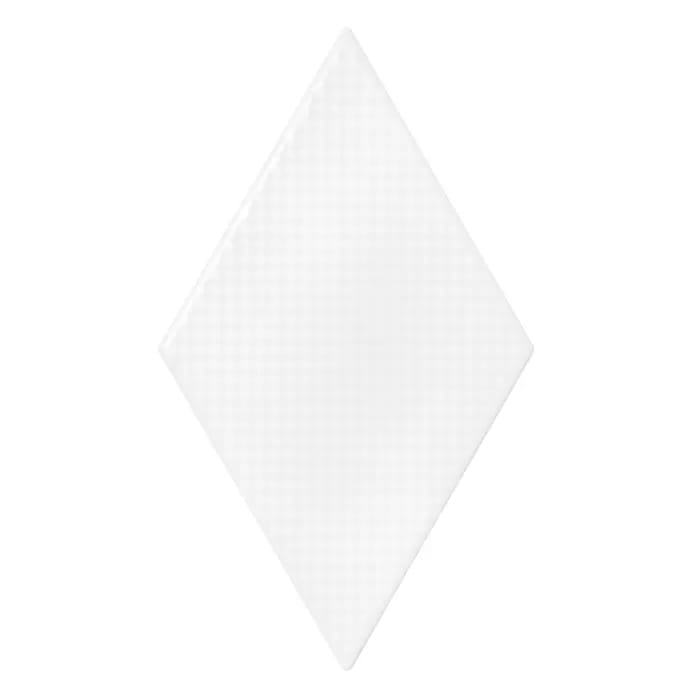 Dunin Rombic White 02 Matt płytka w kształcie rombu dekor