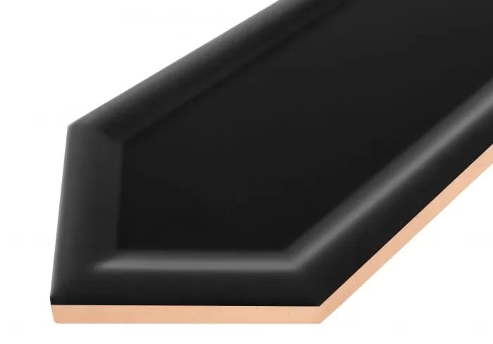 Dunin Tritone Black 02 Matt płytka matowa dekor 3D