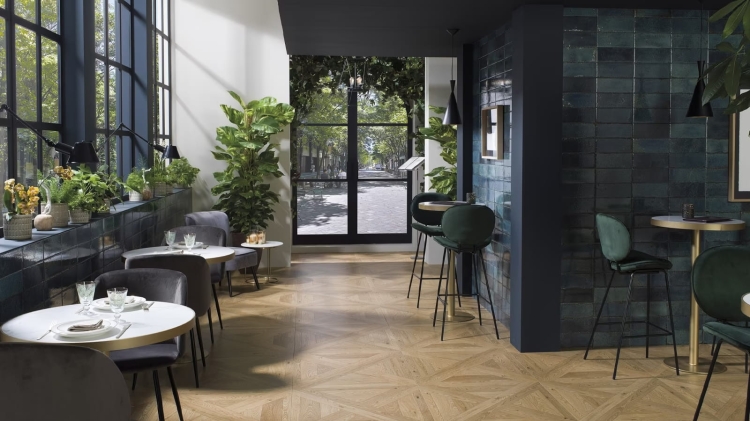 Porcelanosa Brick Vetri Blue