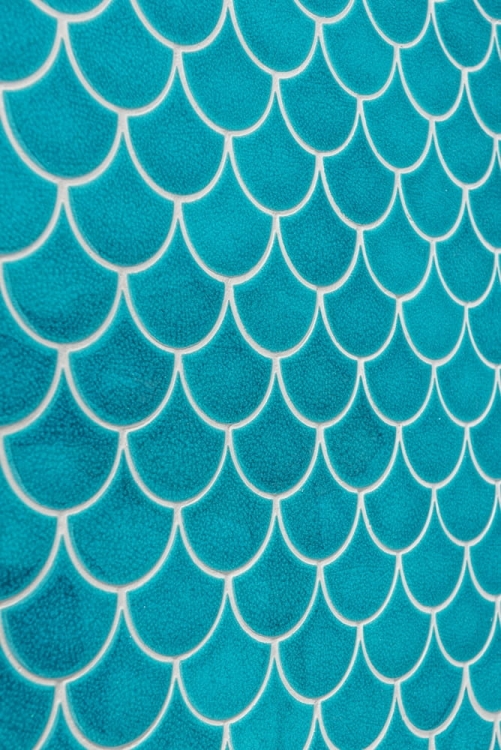 Dunin Mini Fish Scale Bali mozaika łuska turkusowa