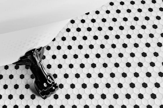 Dunin Mini Hexagon B&W Spot czarno biała mozaika