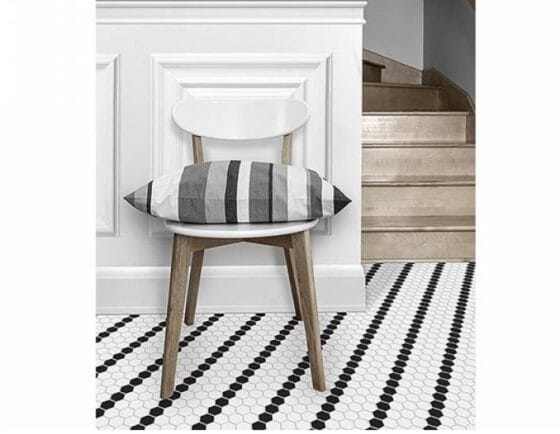 Dunin Mini Hexagon B&W Lean czarno biała mozaika