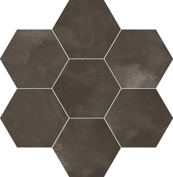 Dune Berlin Exa Graphite Matt 188072 szare heksagony uniwersalne