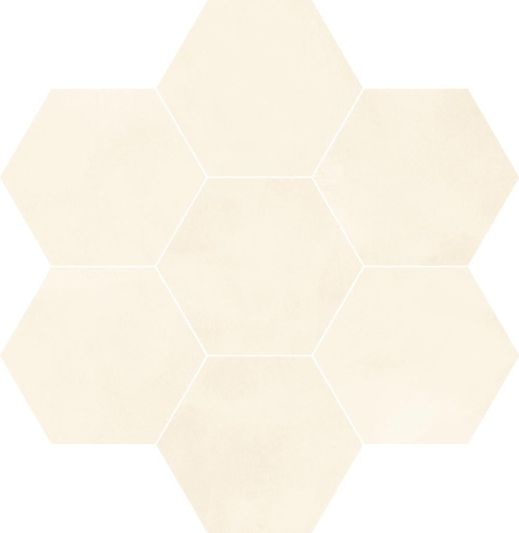 Dune Berlin Exa Bone Matt 188069 białe heksagony uniwersalne