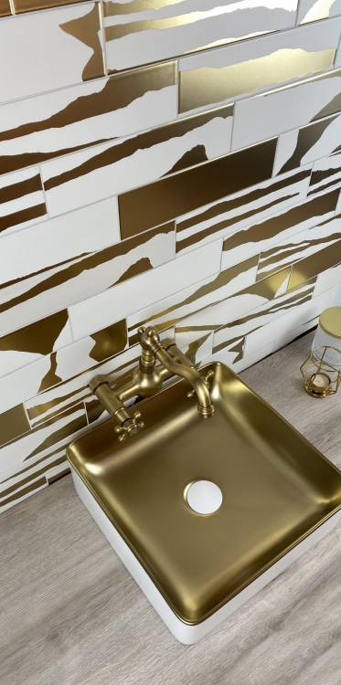 Dune Flat Savannah White & Gold