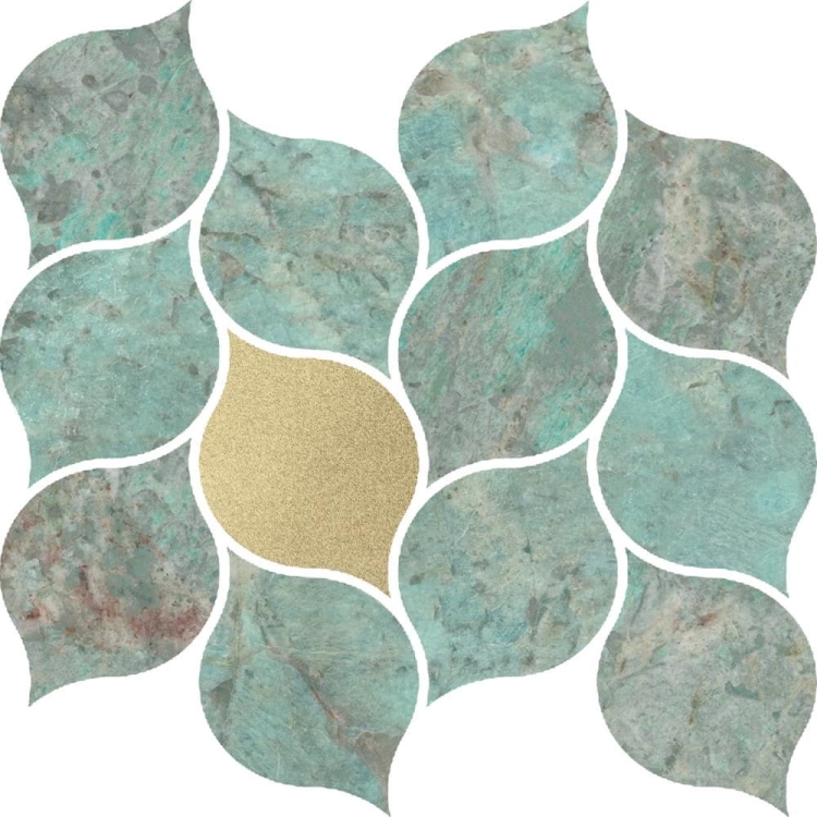 Dune Mosaico Amazonite Leaves
