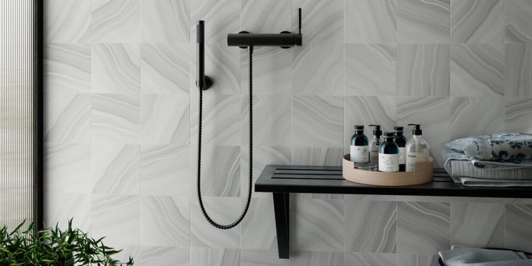 Barwolf Wallpaper płytki Silky Concrete Grey