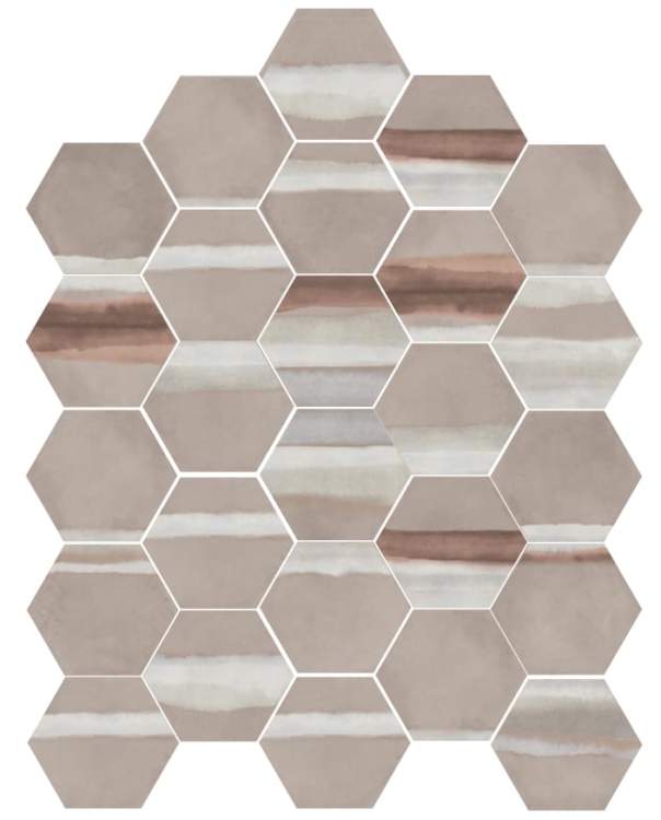 ZYX Matter Canvas Taupe Red