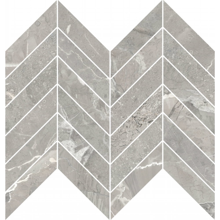 Saloni Chevron Gris Luxe