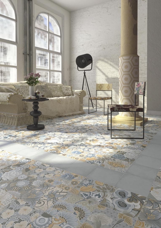 Vives Vodevil Flore Gris