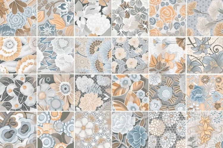 Vives Vodevil Flore Gris