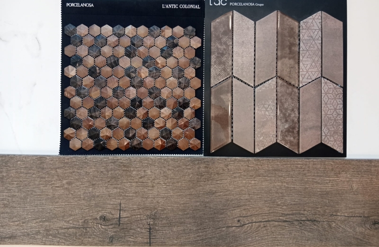 L'Antic Colonial mozaika Colors Aluminium Chocolate