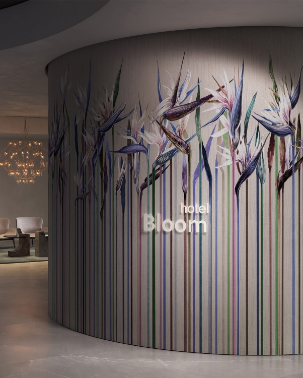 Wonderwall Annabel fototapeta tęczowa strelicja królewska