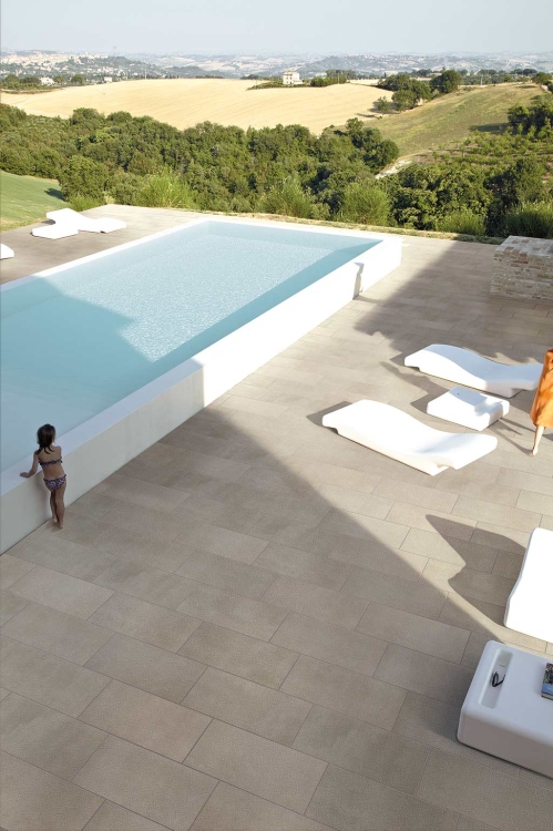 Architectural Design Floor Gres Industrial Taupe