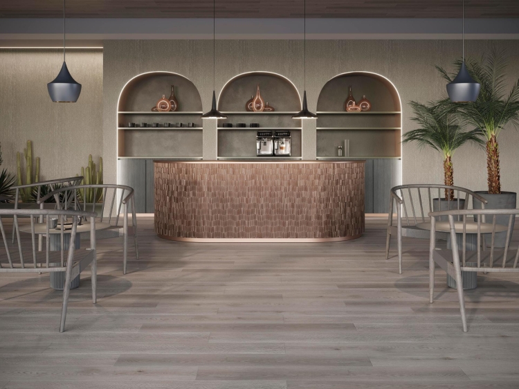 Gravity Aluminium Wave Copper miedziana mozaika