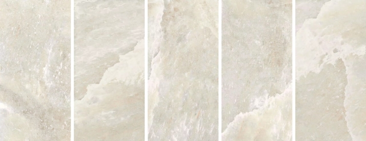 Contemporary Design Rock Salt White Gold