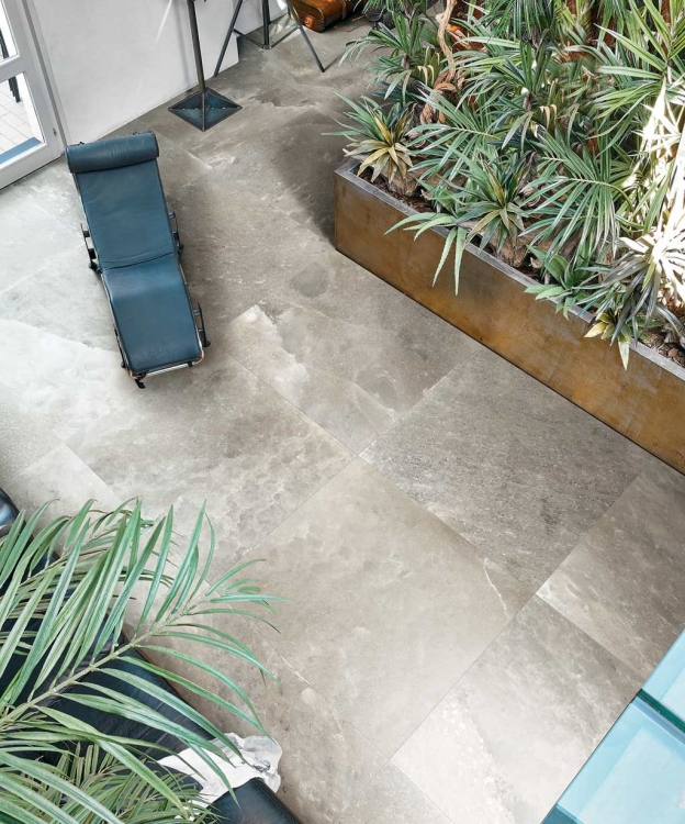 Contemporary Design Rock Salt Danish Smoke