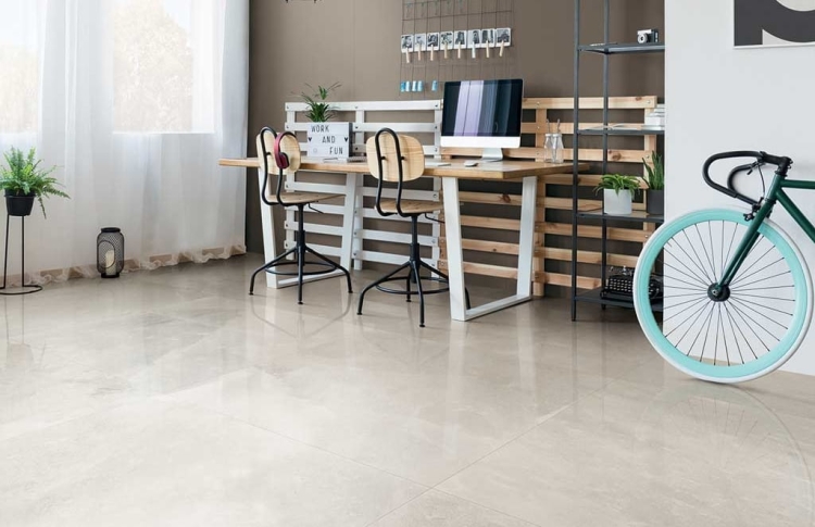 Contemporary Design Rock Salt White Gold