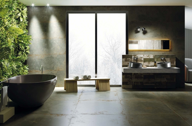 Aparici Flamed Green Natural