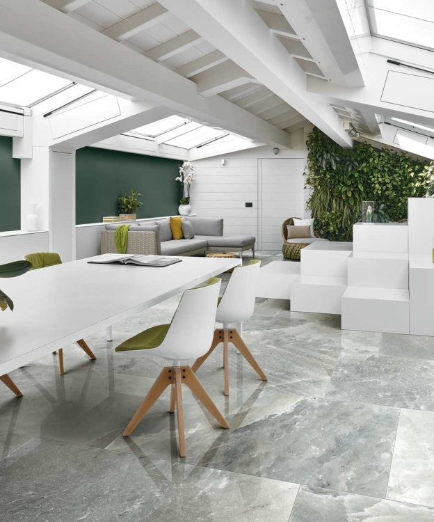 Contemporary Design Rock Salt Maui Green