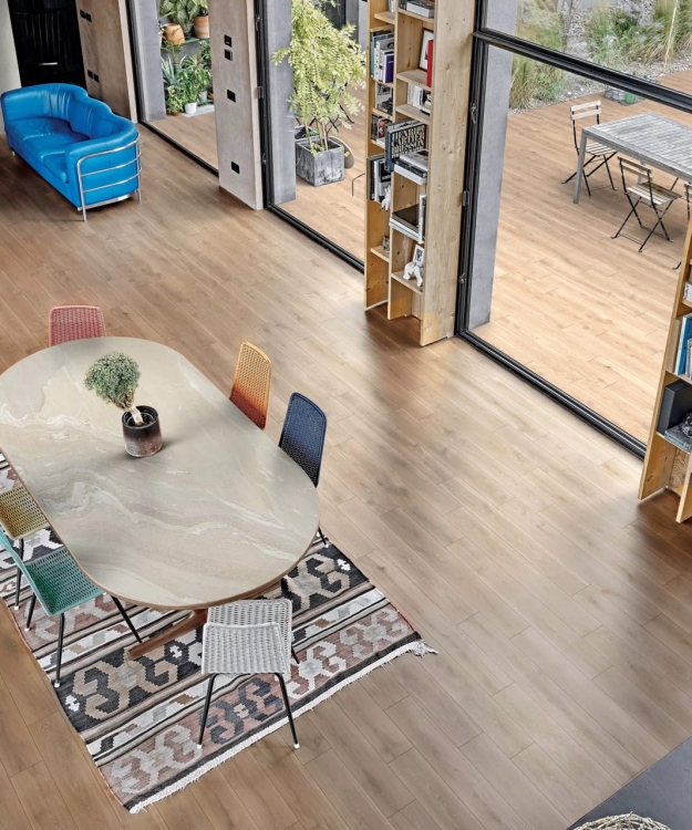 Florim Contemporary Design Woodslate Life Champagne