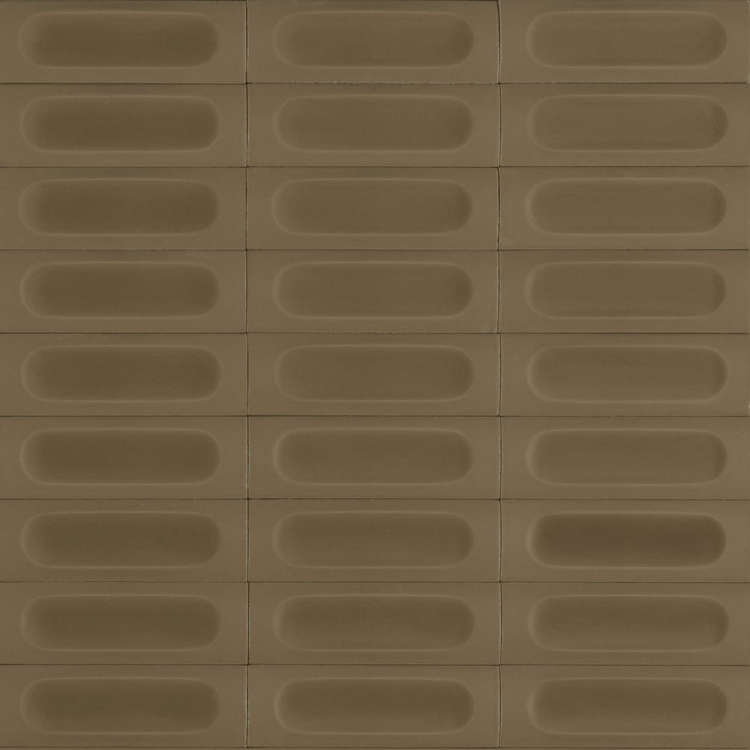 Marazzi Confetto Struttura 3D Savoiardo Kaki MEUZ