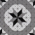 Raw Decor Aztec Compass Grey Matowa płytka mozaika dekoracyjna