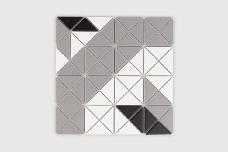 Raw Decor Aztec Compass Grey Matowa płytka mozaika dekoracyjna