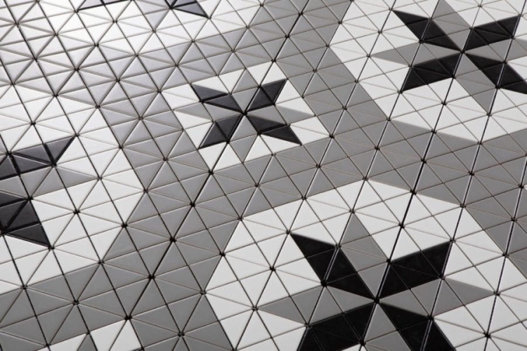 Raw Decor Aztec Compass Grey Matowa płytka mozaika dekoracyjna