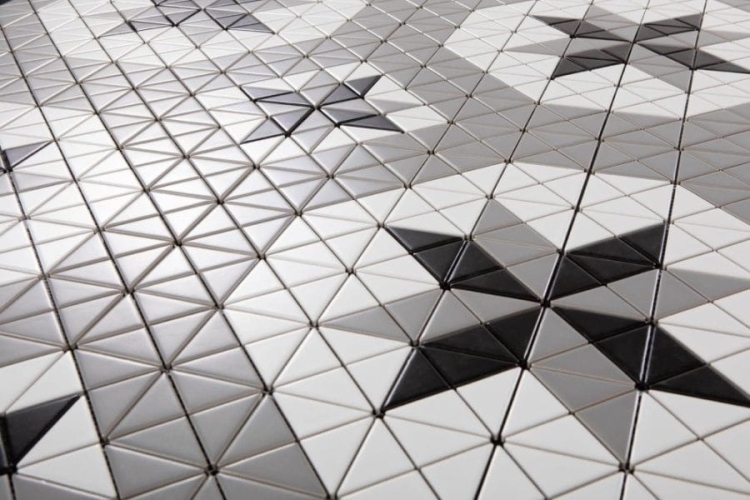 Raw Decor Aztec Compass Grey Matowa płytka mozaika dekoracyjna