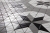 Raw Decor Aztec Compass Grey Matowa płytka mozaika dekoracyjna