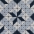 Raw Decor Aztec Vector Blue Matowa płytka mozaika dekoracyjna