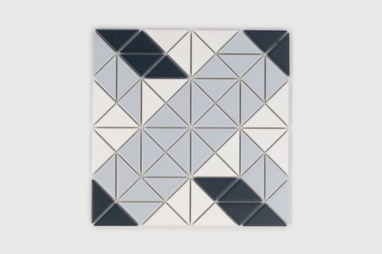 Raw Decor Aztec Vector Blue Matowa płytka mozaika dekoracyjna