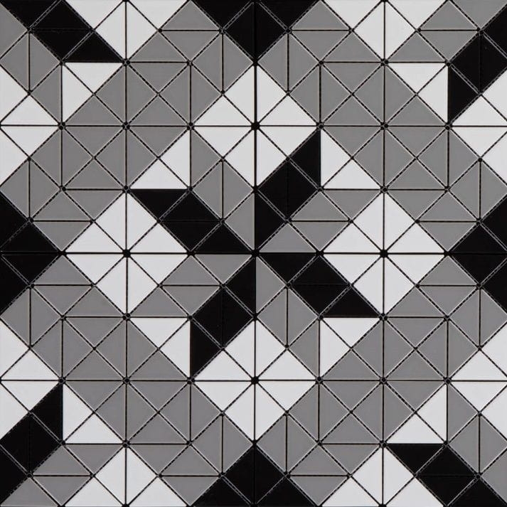 Raw Decor Aztec Vector Grey Matowa płytka mozaika dekoracyjna