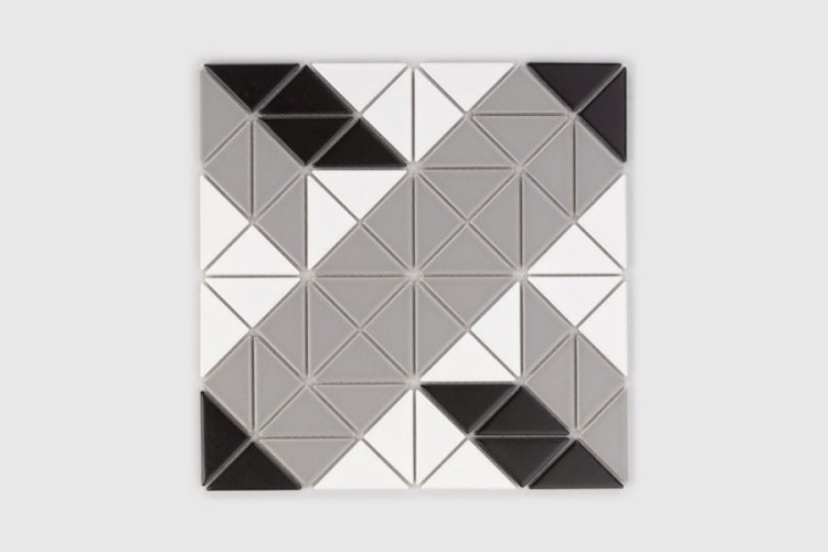 Raw Decor Aztec Vector Grey Matowa płytka mozaika dekoracyjna