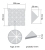 Raw Decor Aztec Vector Grey Matowa płytka mozaika dekoracyjna