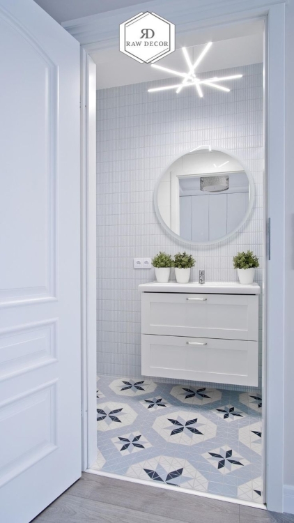 Raw Decor Aztec Compass Blue Matowa