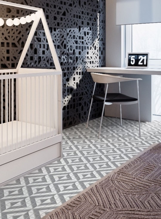 Raw Decor Aztec Cube Grey Matowa płytka mozaika dekoracyjna
