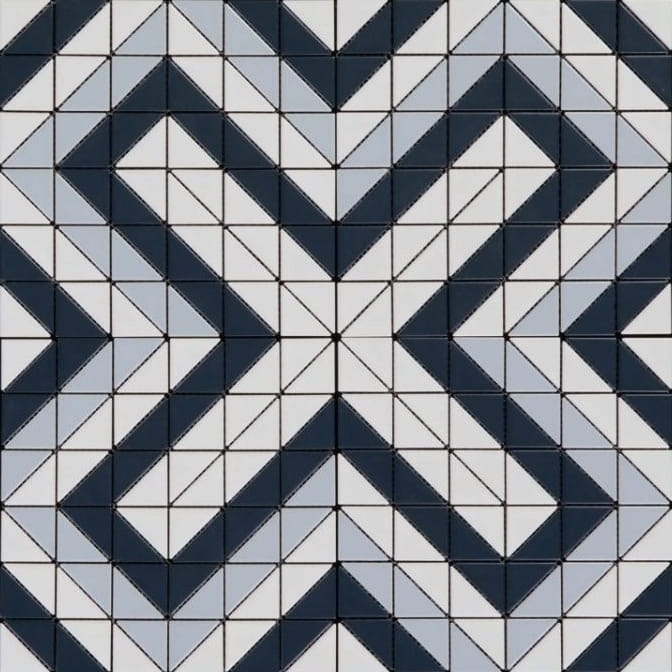 Raw Decor Aztec Linear Blue Matowa