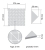Raw Decor Aztec Linear Blue Matowa