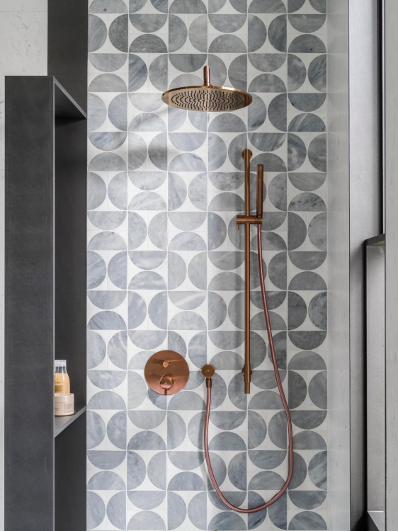 L'Antic Colonial Figure Spiral Light geometryczna mozaika kamienna